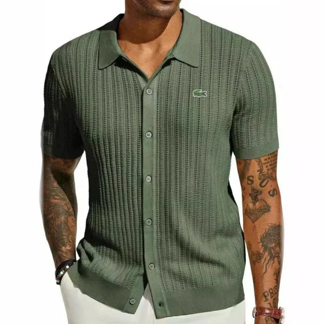 Lacoste™ Elegant Knit Polo Shirt