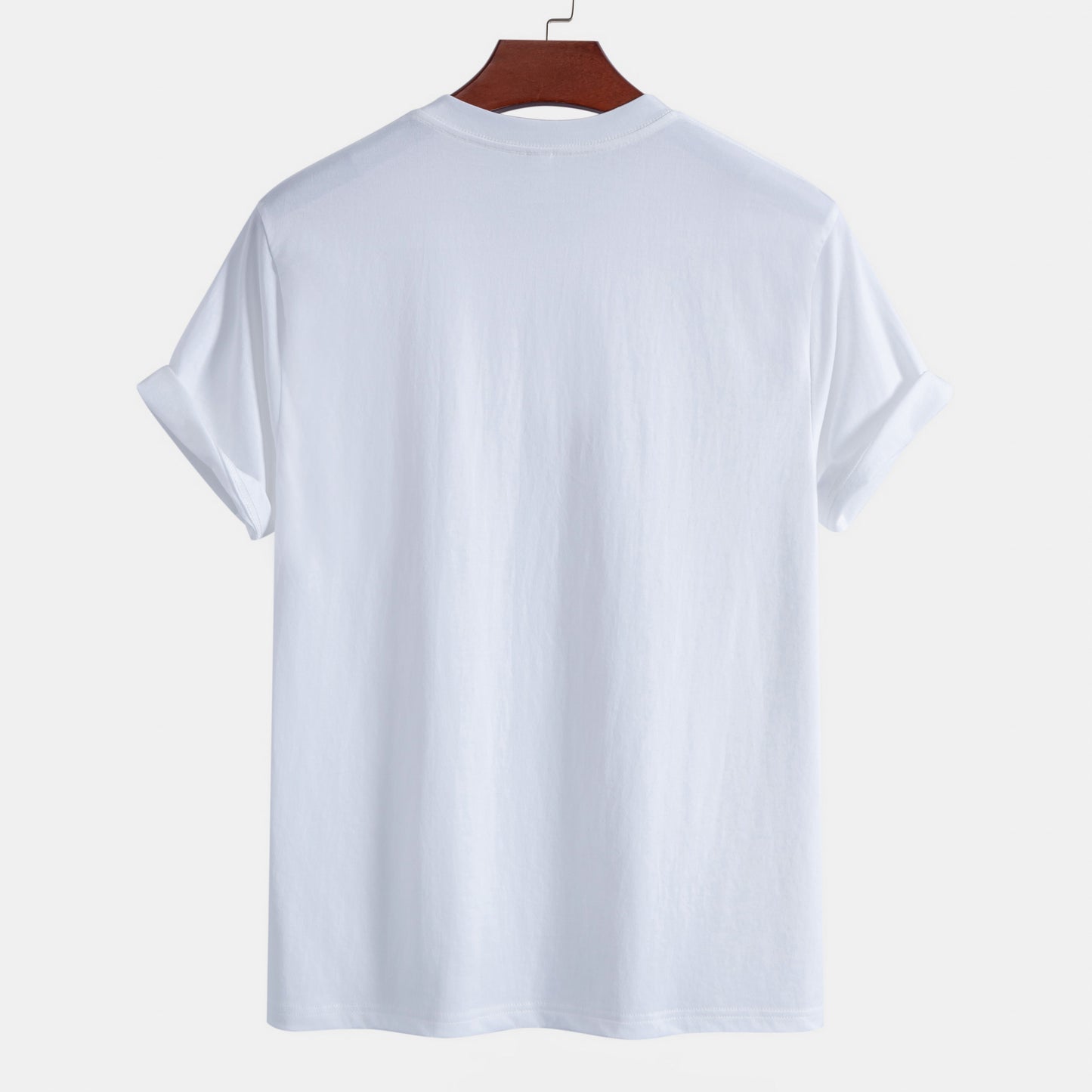 Klassiek katoenen T-shirt met palmboomprint.