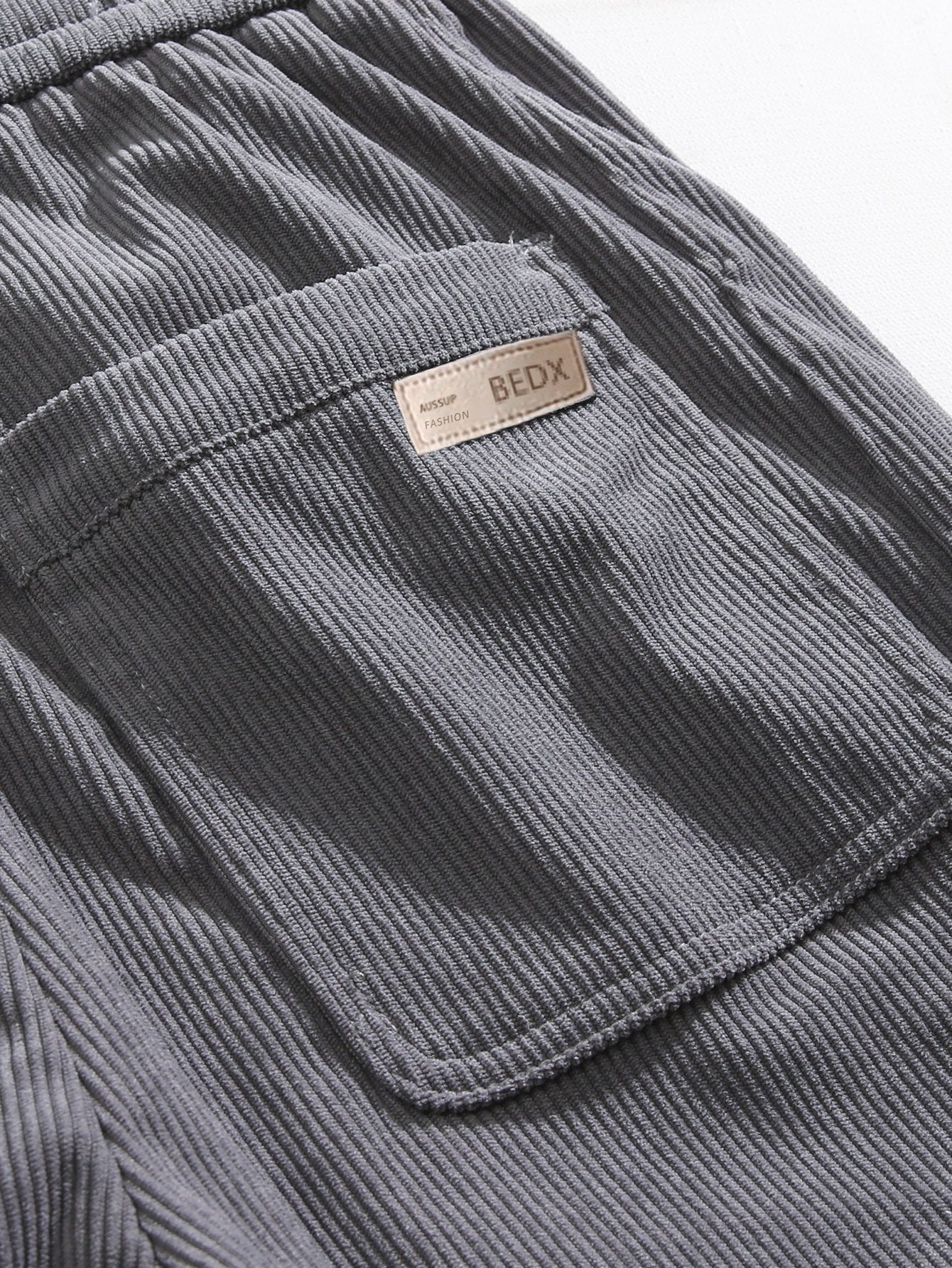 Klassieke corduroy broek met rechte pijpen