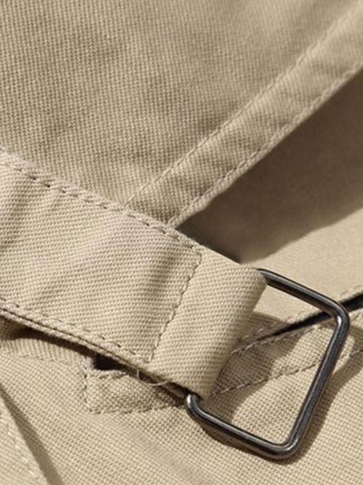 Extra lange chino jas