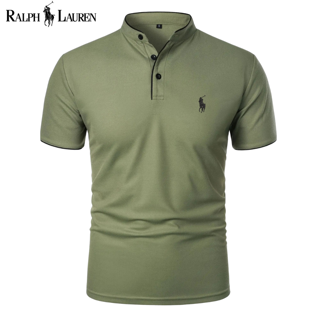 Ralph Lauren™ Hedendaagse polo met mandarijnkraag