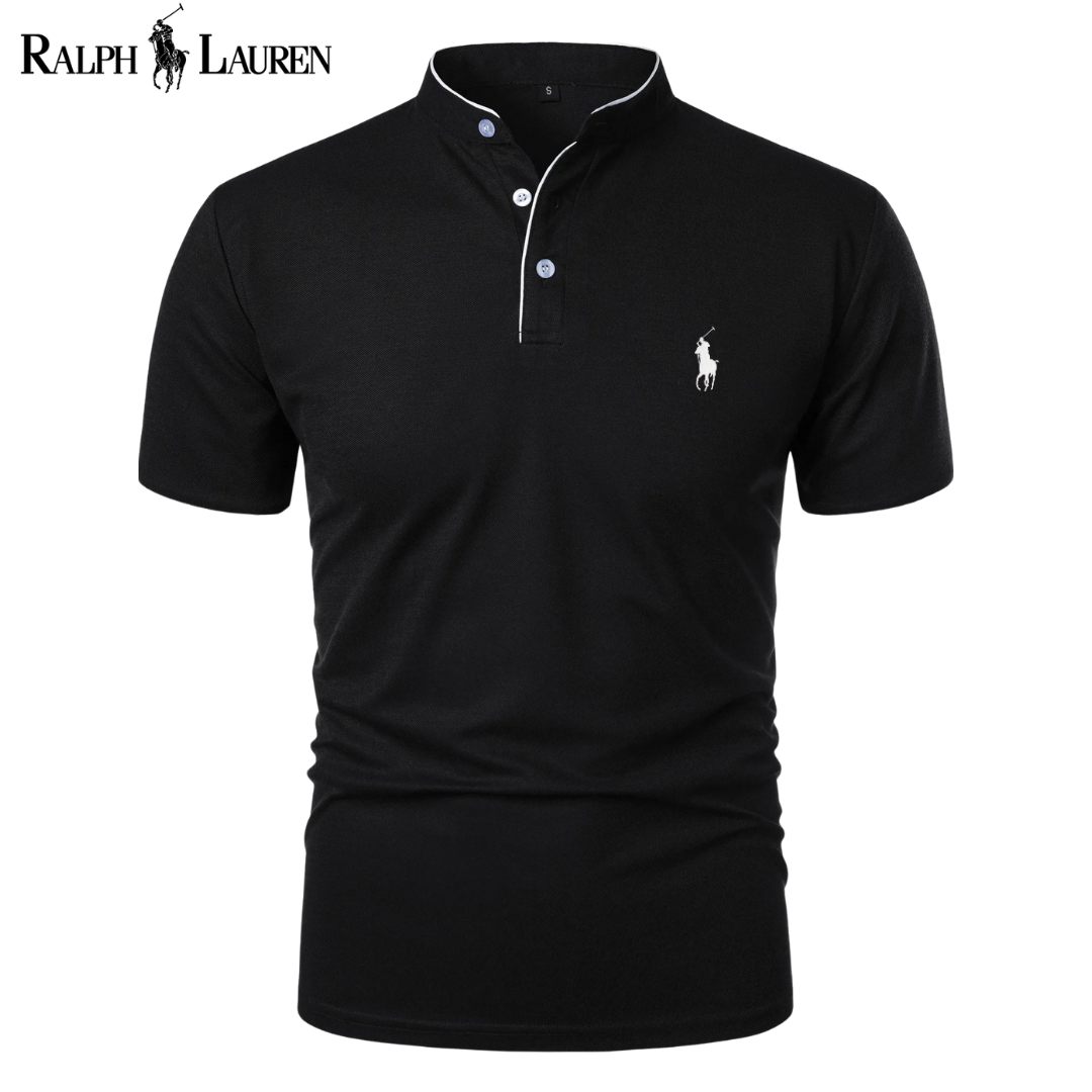 Ralph Lauren™ Hedendaagse polo met mandarijnkraag