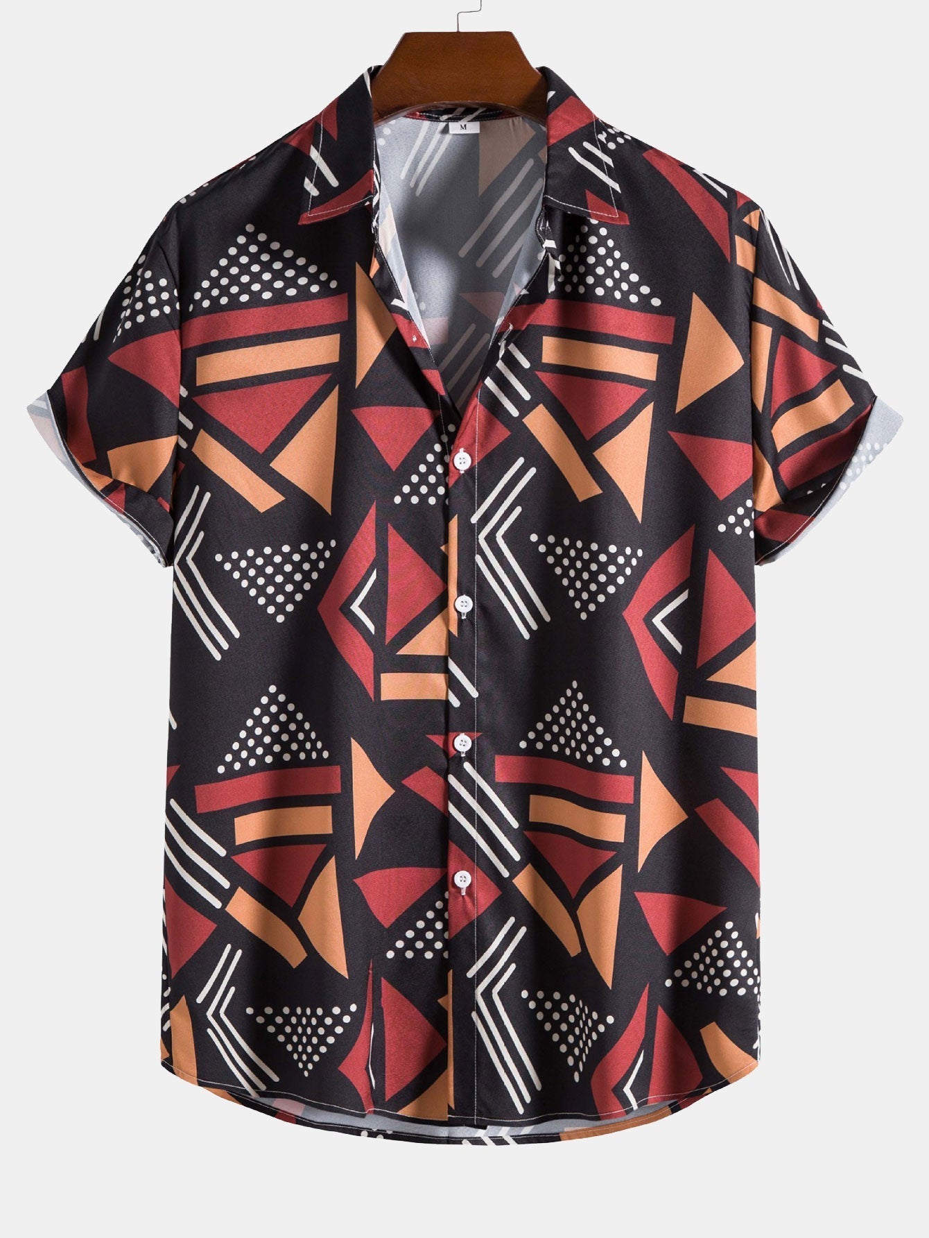 Shirt en zwembroekje met geometrisch patroon