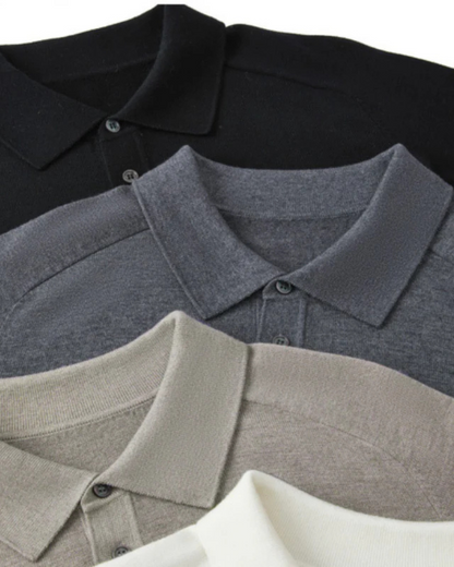100% Pure Premium Wool Polo Shirt