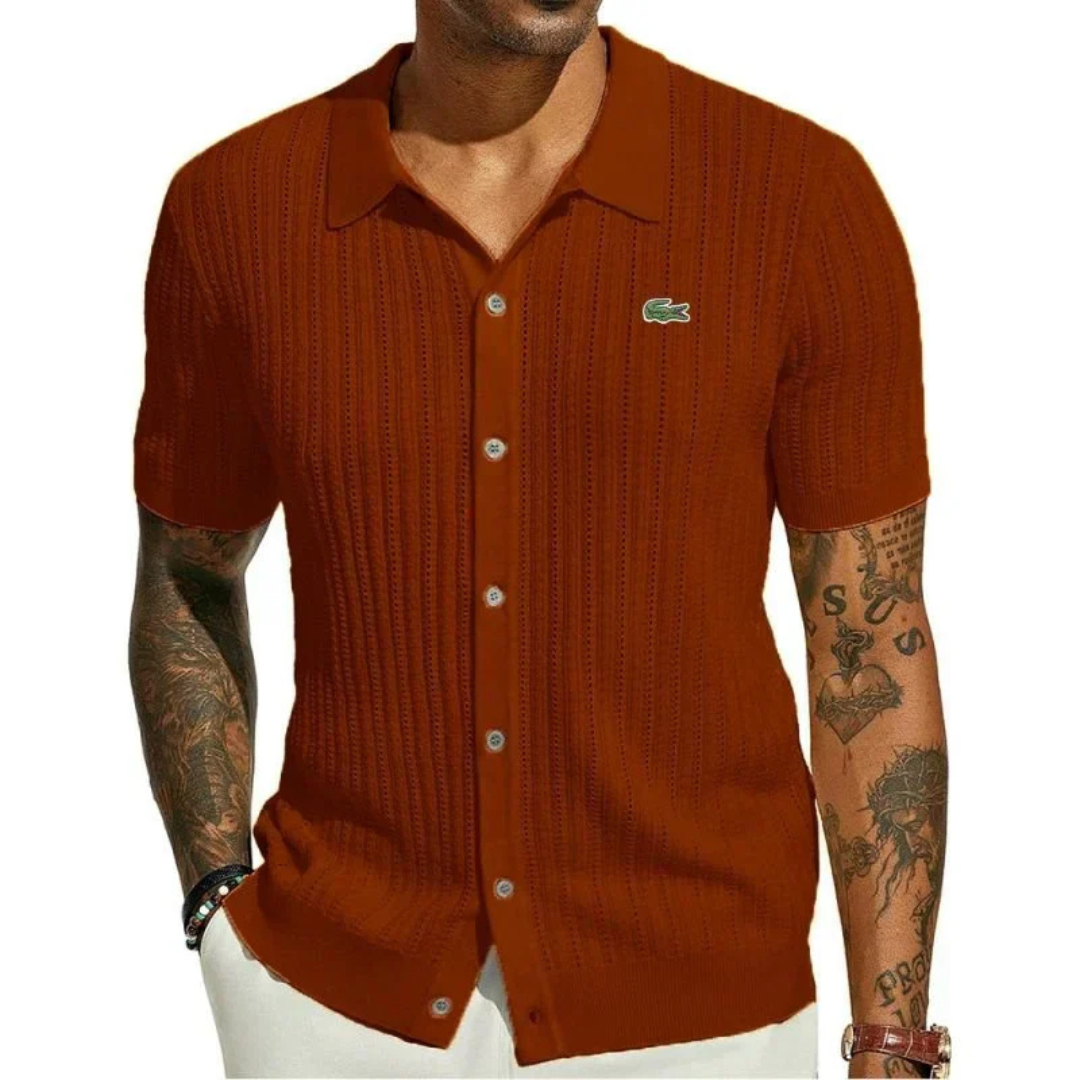 Lacoste™ Elegant Knit Polo Shirt