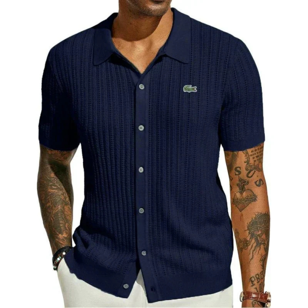 Lacoste™ Elegant Knit Polo Shirt