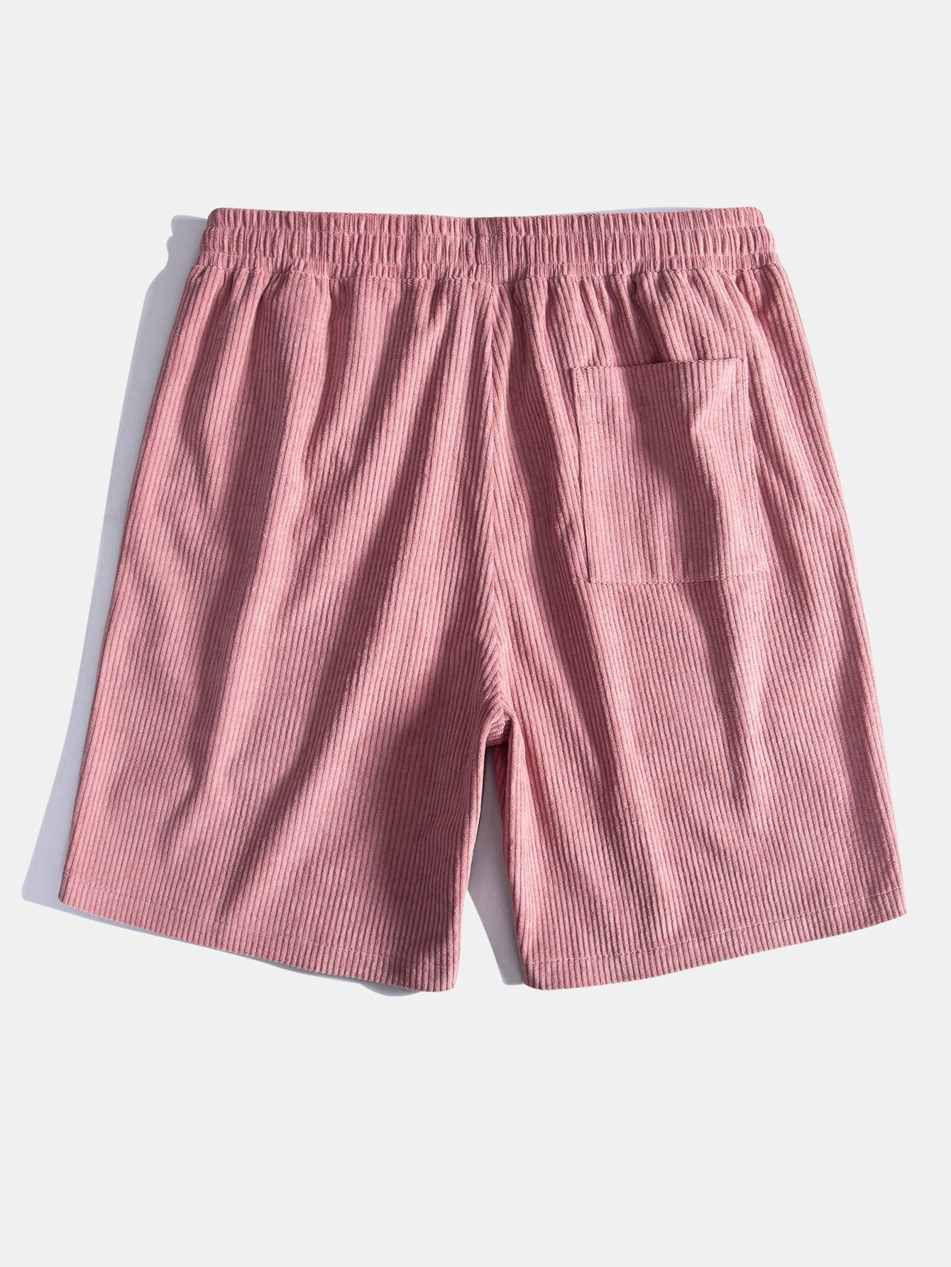 Corduroy Cubaans overhemd en shortset met korte mouwen