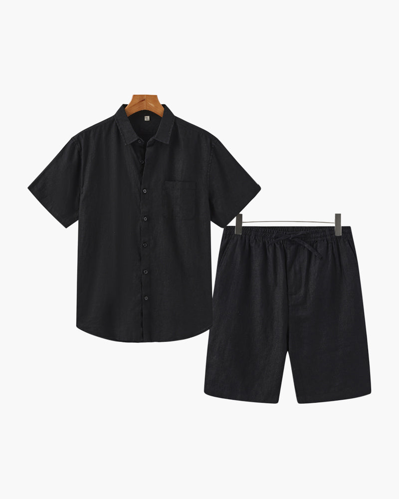 Linnenensemble (inclusief shorts)