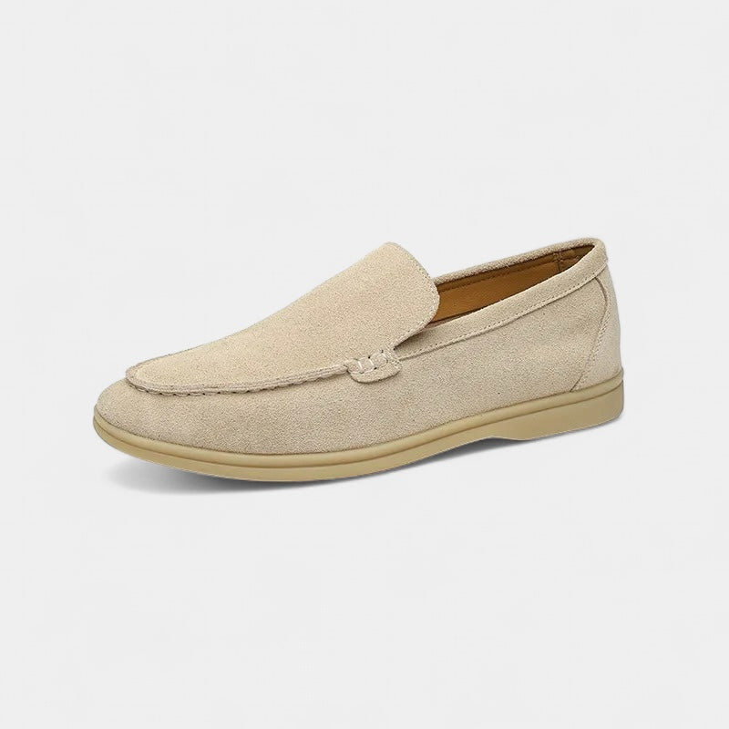 Contemporary Suede Loafers for Men