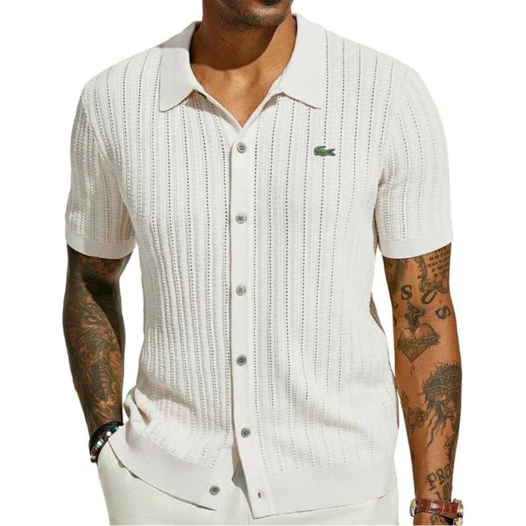 Lacoste™ Elegant Knit Polo Shirt
