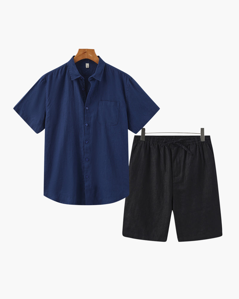 Linnenensemble (inclusief shorts)