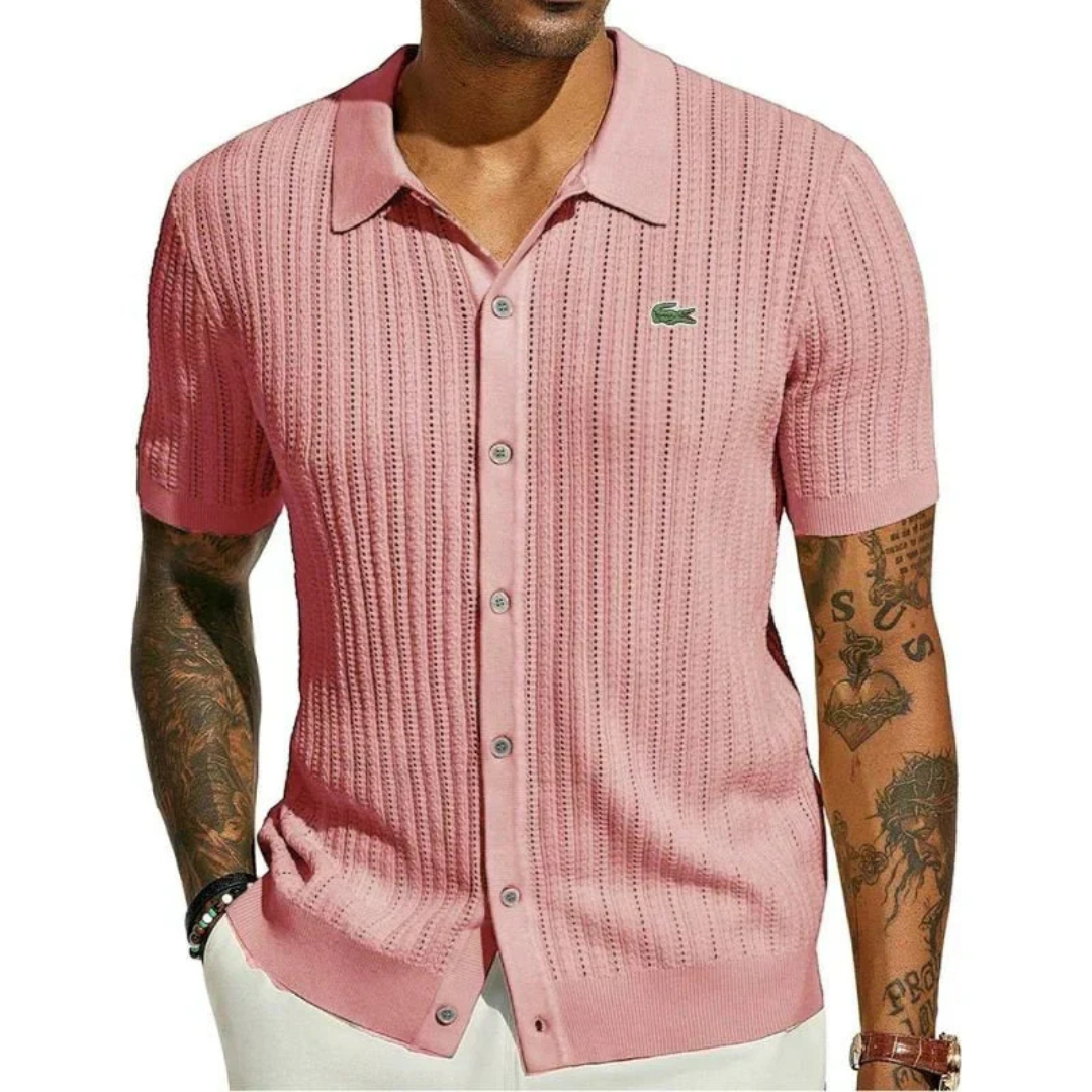 Lacoste™ Elegant Knit Polo Shirt