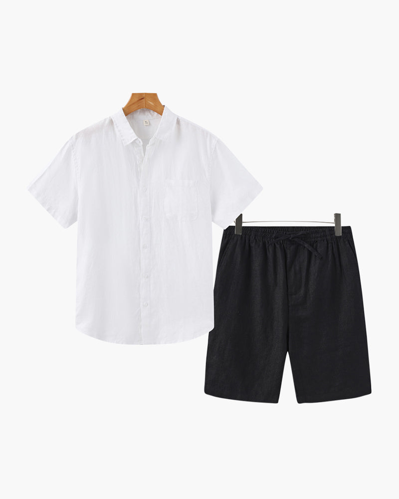 Linnenensemble (inclusief shorts)