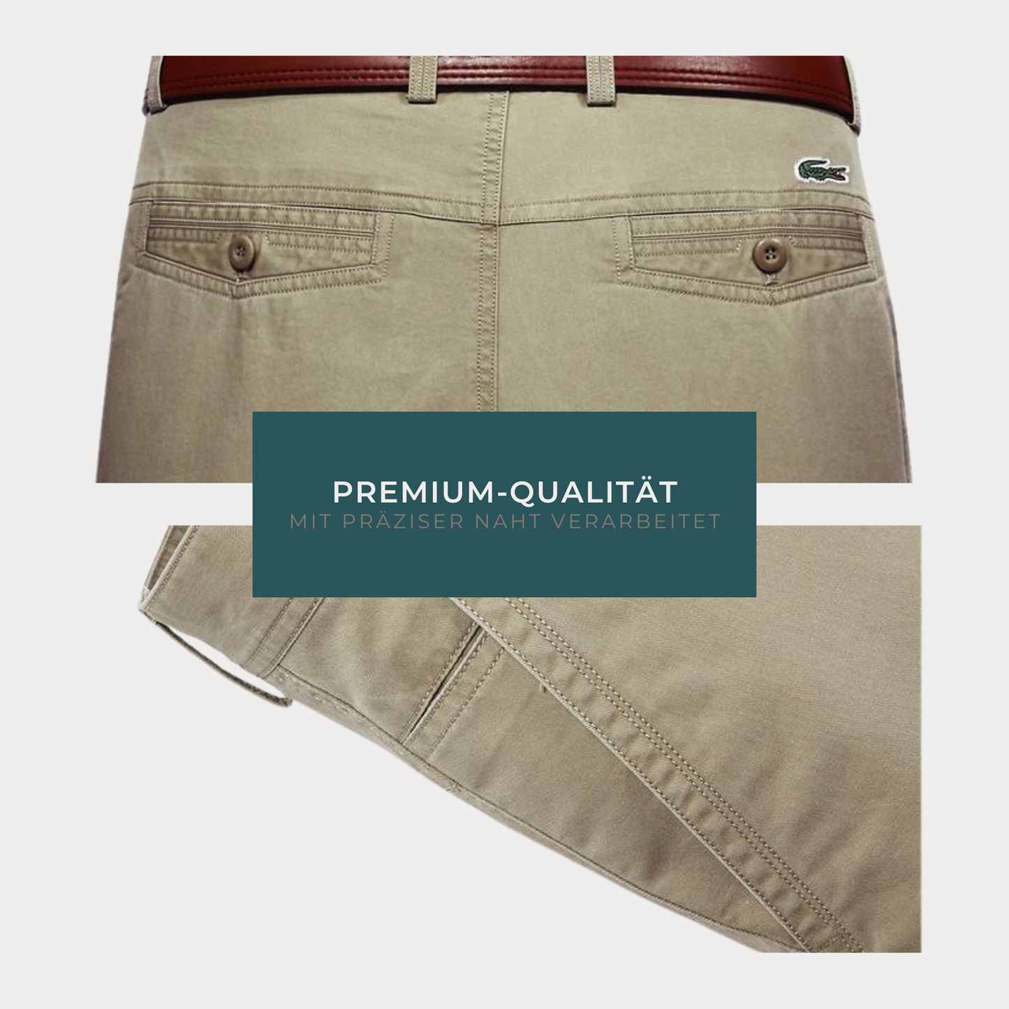 Lacoste® | Hoogwaardige stretchbroek 