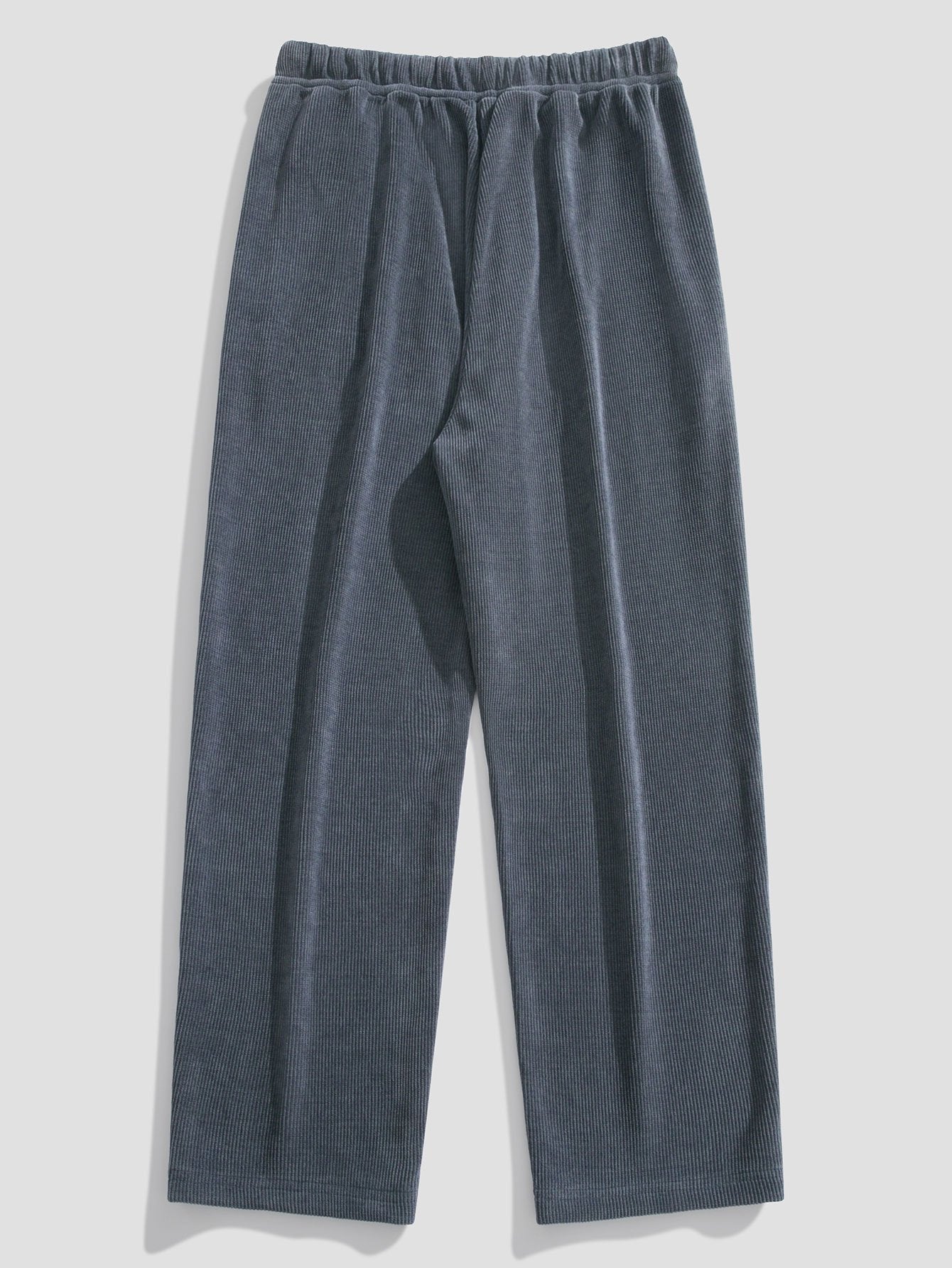 Klassieke corduroy broek met rechte pijpen
