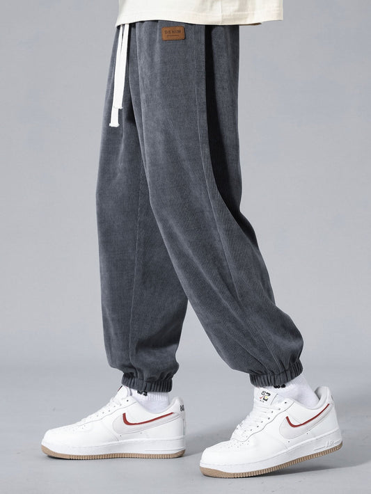 Velvety Corduroy Sweatpants