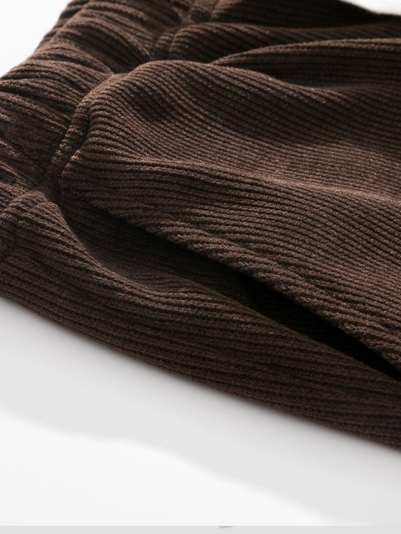 Klassieke corduroy broek met rechte pijpen