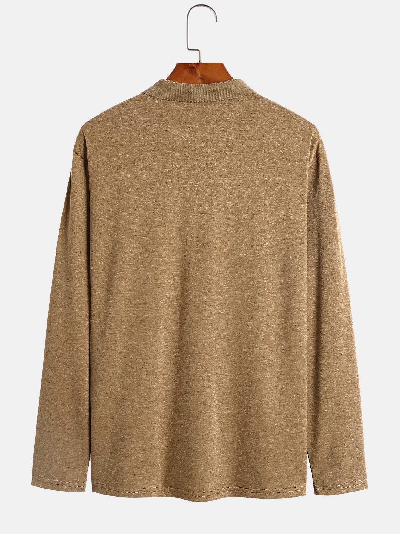 Polo shirt met lange mouwen, normale pasvorm