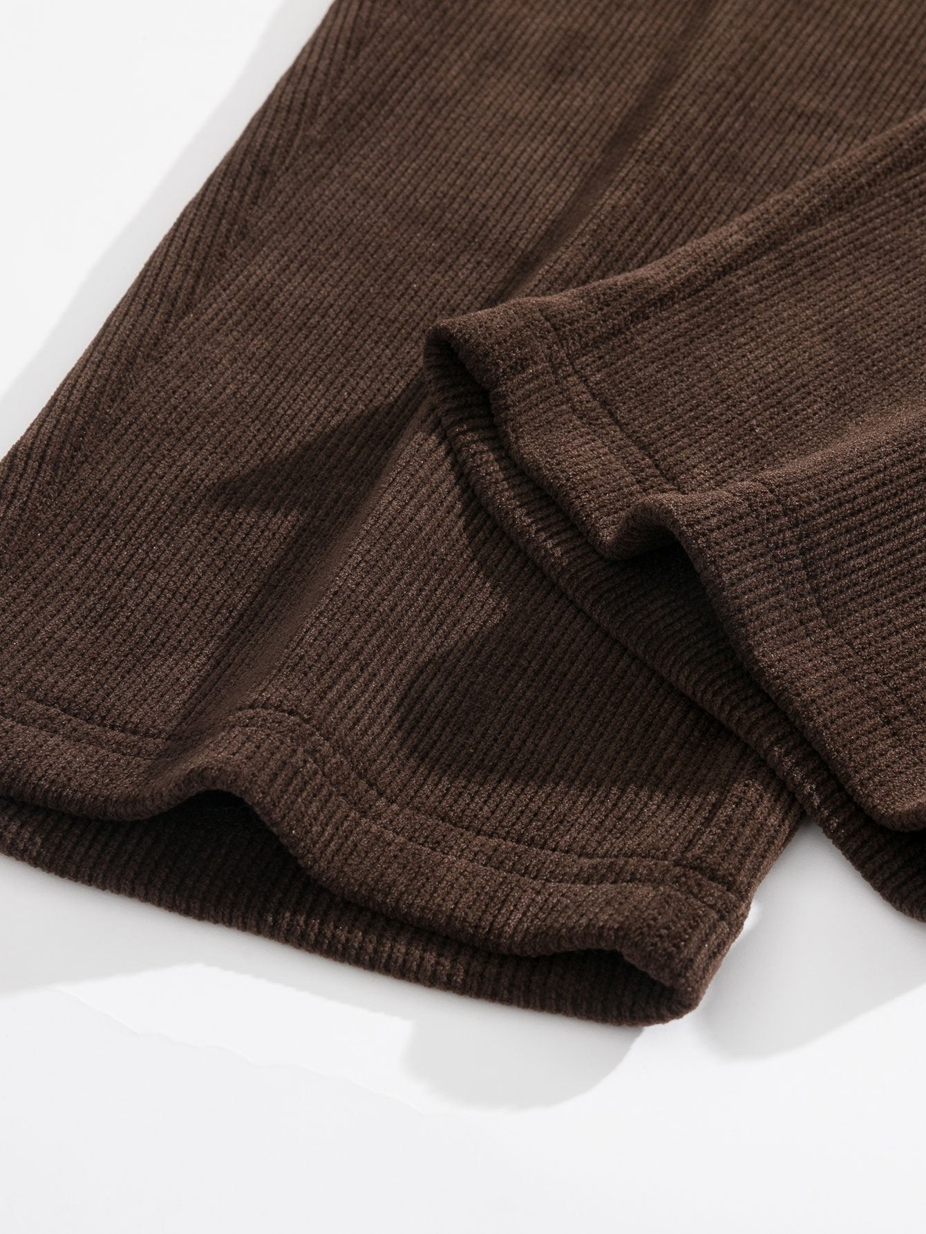 Klassieke corduroy broek met rechte pijpen