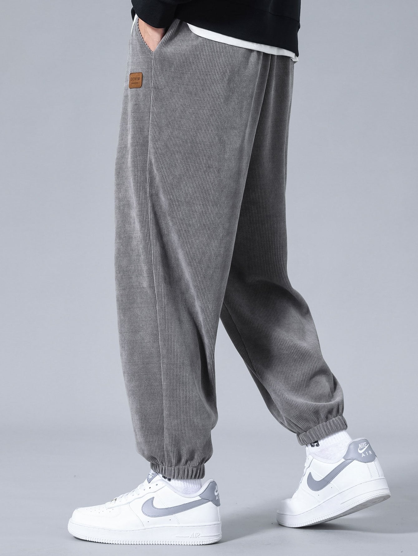 Velvety Corduroy Sweatpants