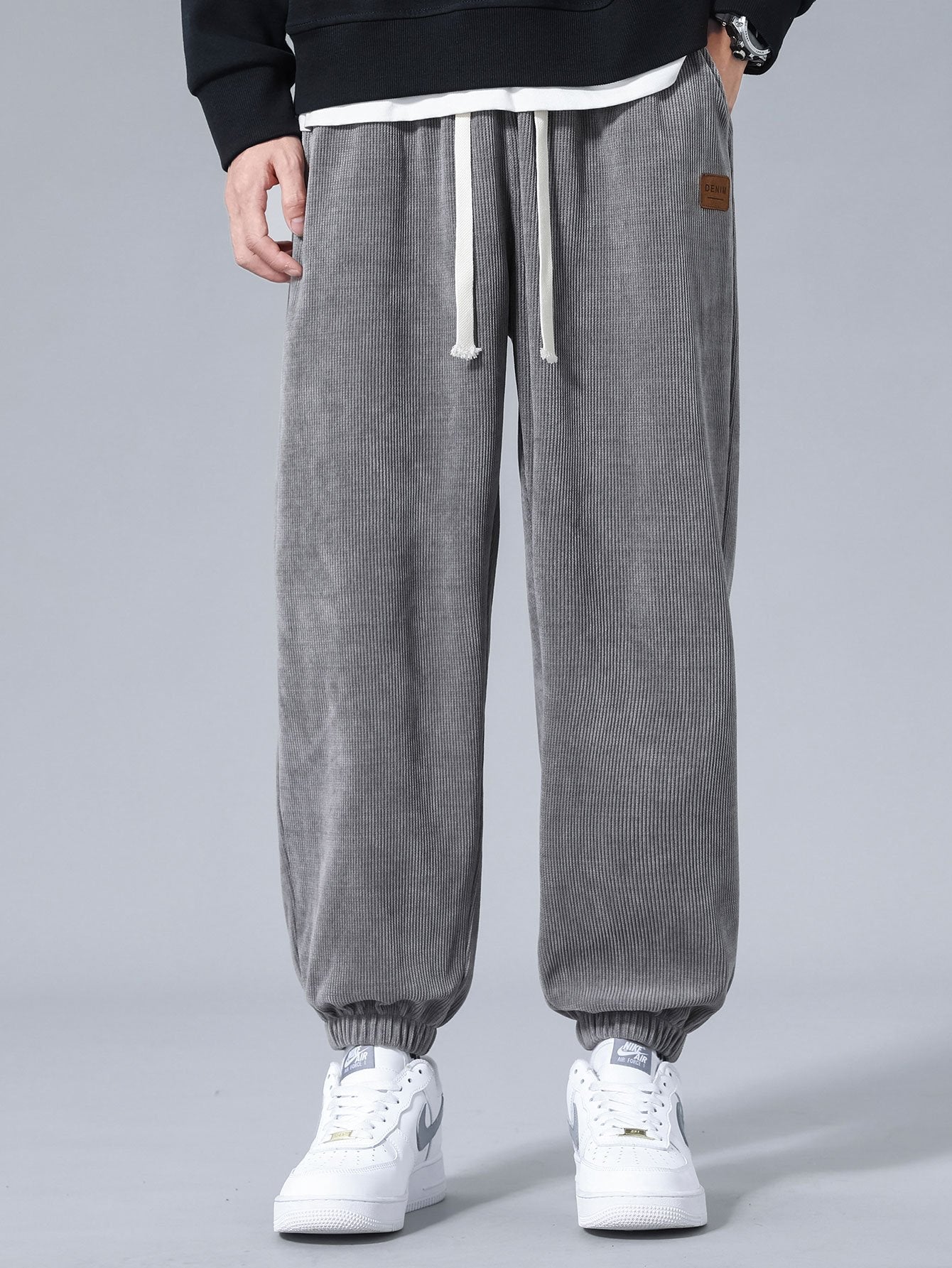 Velvety Corduroy Sweatpants