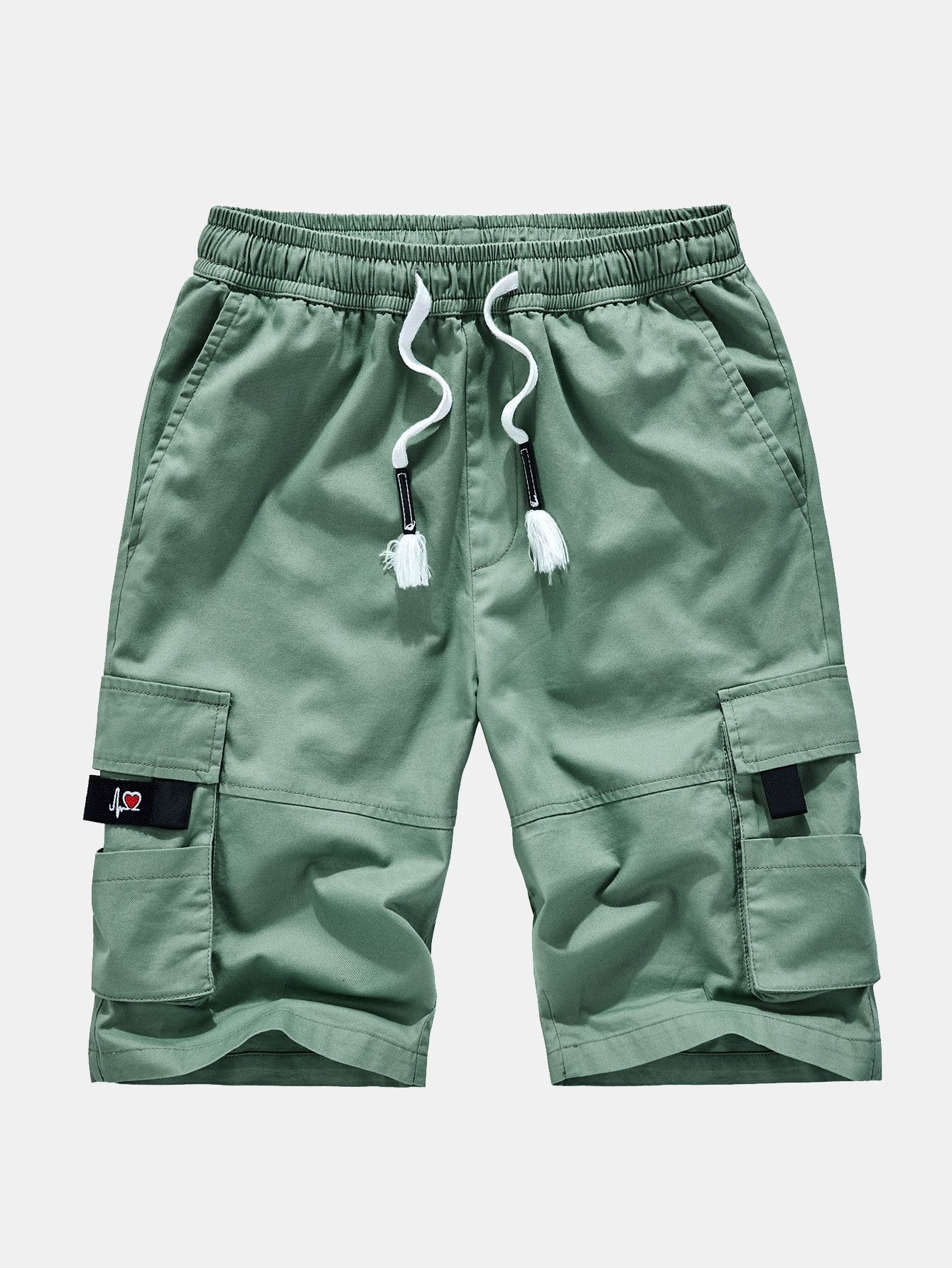 Chino cargoshorts met verstelbaar trekkoord