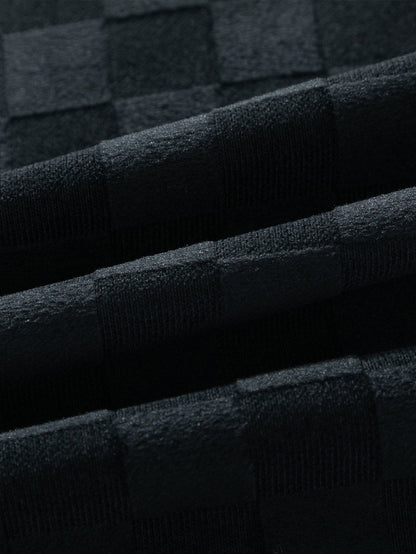 Plaid Straight Leg Trousers