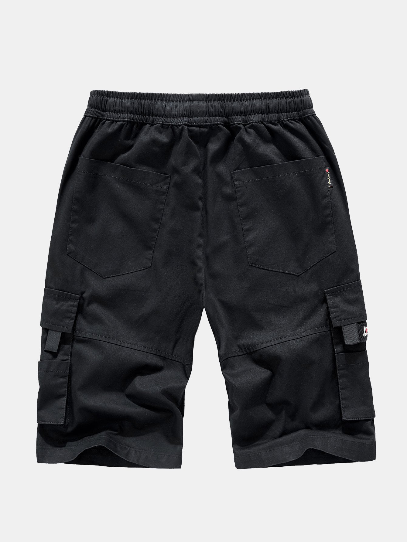 Chino cargoshorts met verstelbaar trekkoord