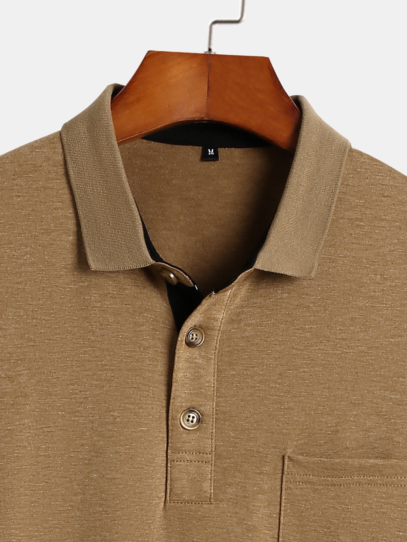 Polo shirt met lange mouwen, normale pasvorm
