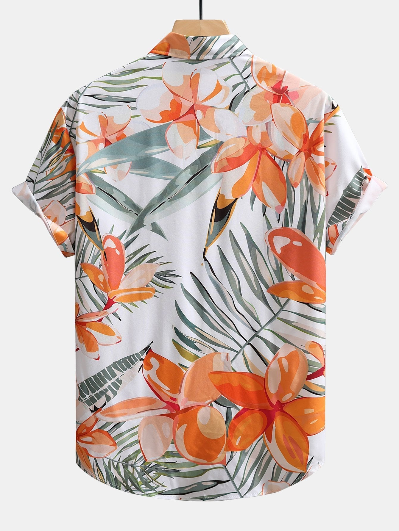 Blouse met bloemenprint en bijpassende zwembroek.
