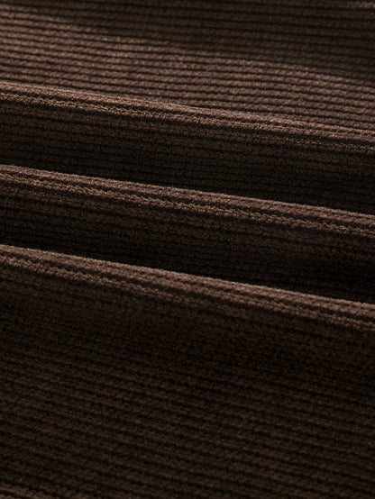 Klassieke corduroy broek met rechte pijpen
