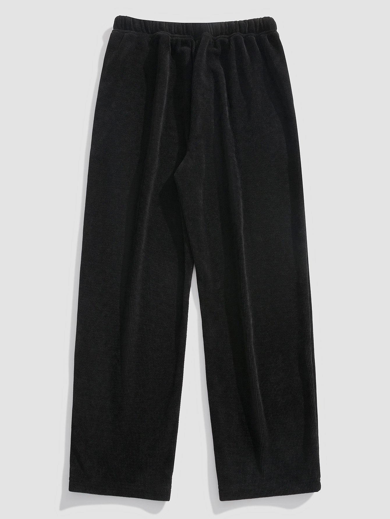 Klassieke corduroy broek met rechte pijpen