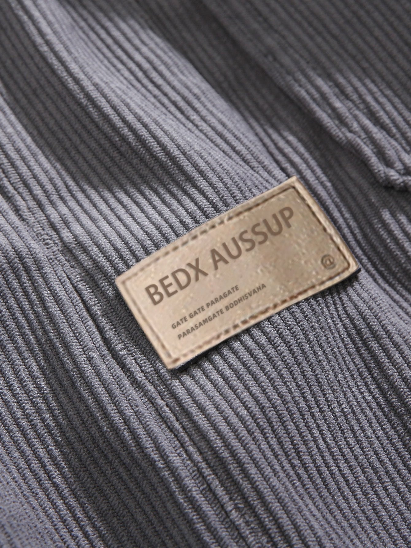 Klassieke corduroy broek met rechte pijpen