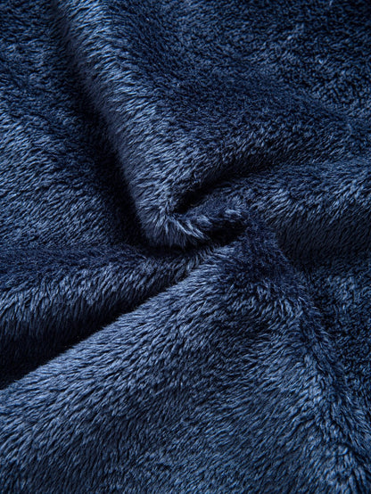 Corduroy overshirt met capuchon en fleecevoering