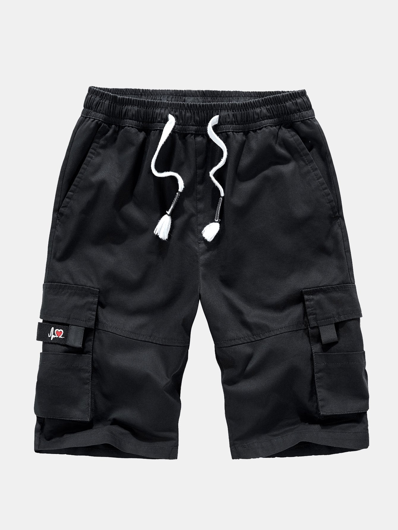 Chino cargoshorts met verstelbaar trekkoord