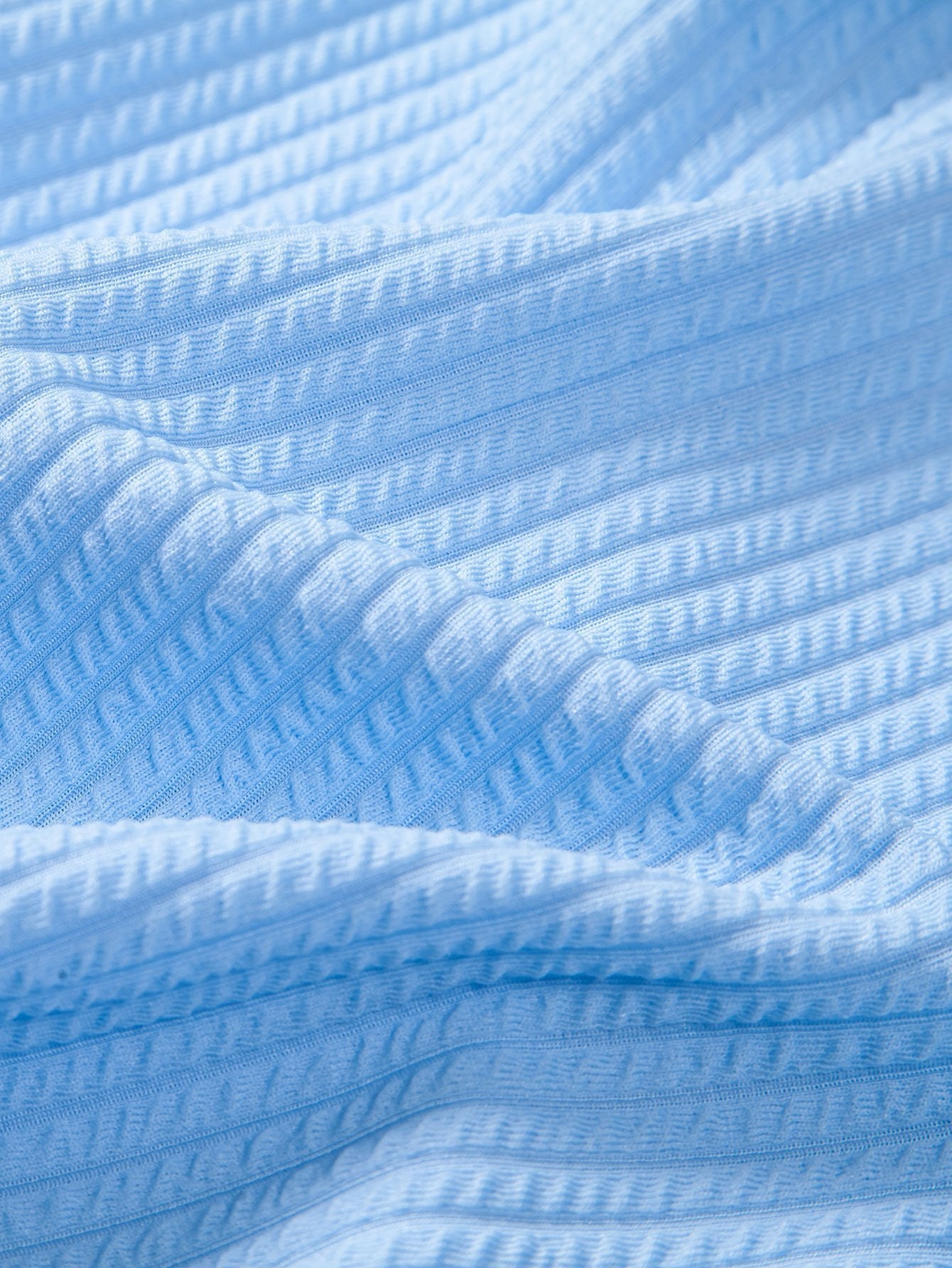 Polo shirt met lange mouwen en ribbels